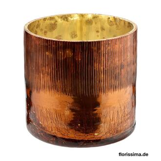 Glas Teelichtbecher Luna