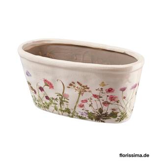 Ceramic Jardiniere Flower Field