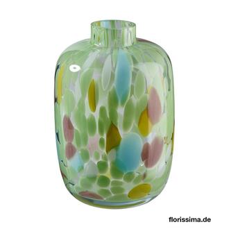 Glas Vase Dots