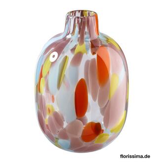 Glas Vase Dots