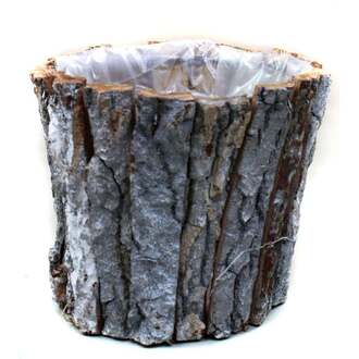 Rinde Übertopf Flori