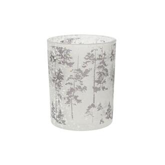Glas Teelichtbecher Bäume