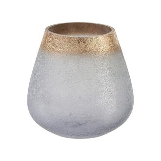 Glas Windlicht Isfahan/Goldrand