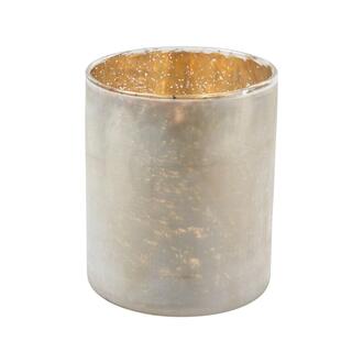 Glas Teelichtbecher Glamour