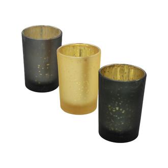 Glas Teelichtbecher Antik