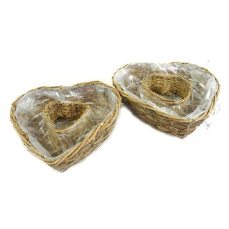 Reben Pflanzring Herz/Rinde