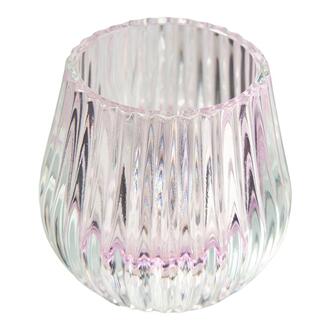 Glas Teelichtbecher Millenium