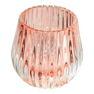 Glas Teelichtbecher Millenium