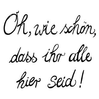 Serviette Oh, wie schön...