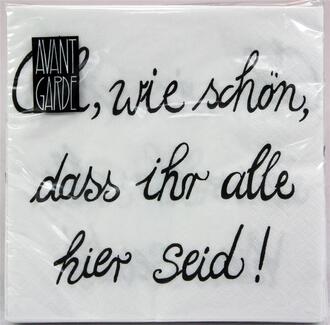 Serviette Oh, wie schön...