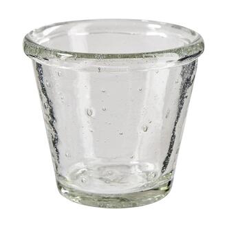 Glas Teelichtbecher Conical