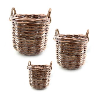 Rattan Übertopf Java