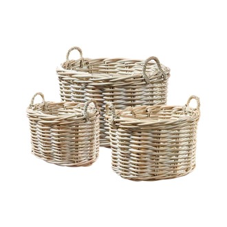 Rattan Übertopf Java