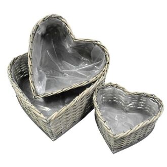 Cœur de Plante en Rotin Flori/Kubu