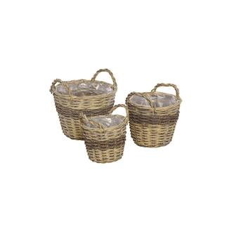 Willow Plant Basket Seagrass Decoration