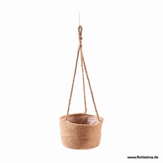 Jute Blumenampel Global