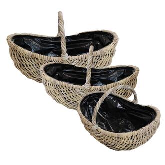 Rattan Ironing Basket Flori/Kubu