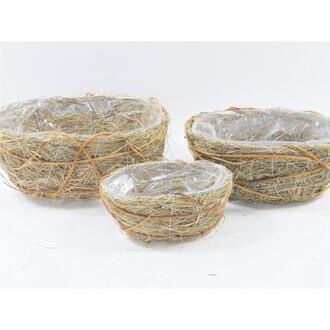 Gras Jardinere Grasy/Oval