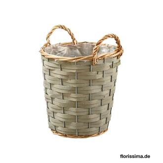 Weide Übertopf Naturrand