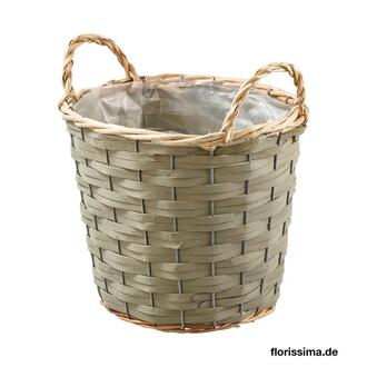 Weide Übertopf Naturrand