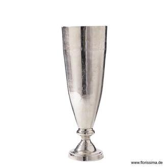 Metall Vase Alu/Mexico/Nickel