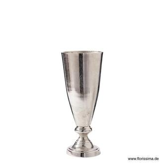 Metall Vase Alu/Mexico/Nickel