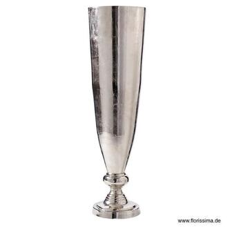 Metall Vase Alu/Mexico/Nickel