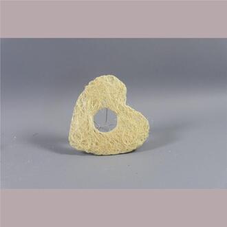 Sisal Cuff Heart/Flat