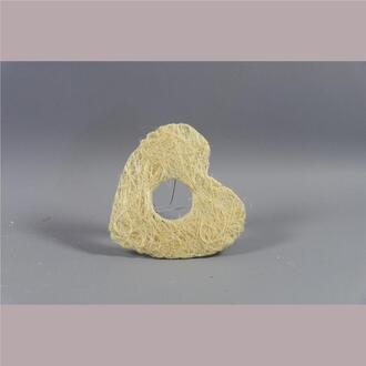 Sisal Cuff Heart/Flat