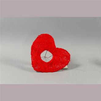 Sisal Cuff Heart/Flat