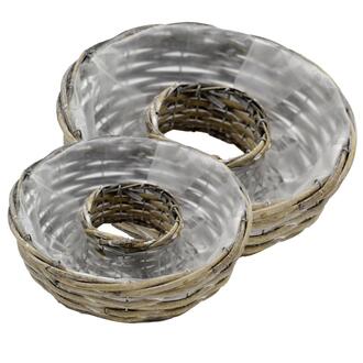 Rattan Pflanzring Bari