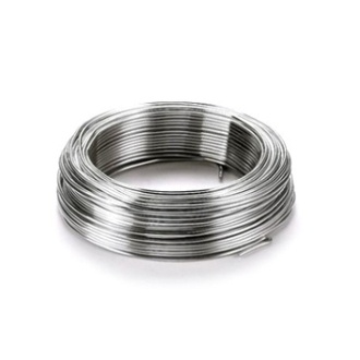 Alu Draht L=18 m D=5 mm silber