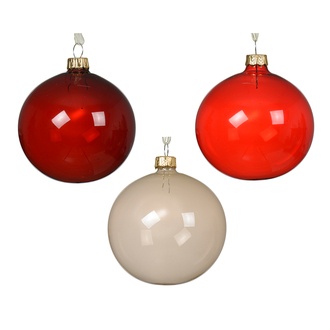 Glas Weihnachtskugel Mix