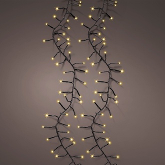  LED Lichterkette "Excellent/Twinkle" 8 Funktionen L=1,5 m  mit Timer outdoor schwarz 