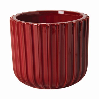 Keramik Übertopf "Cello" H=6,5 cm D=8 cm chilli 