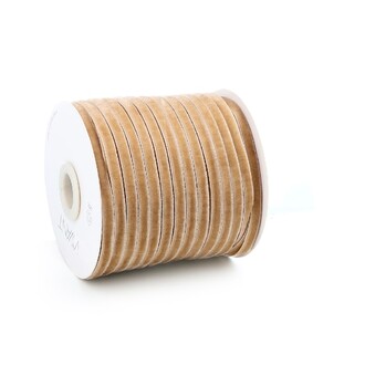  Deko Band "Velvet" L=100 m B=6 mm sand 