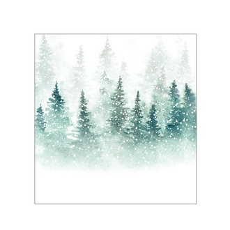 Weihnachtsserviette Winteridyll