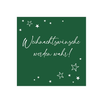 Weihnachtsserviette Weihnachtswünsche werden wahr!