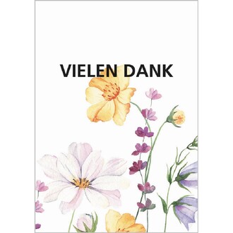 Karte Vielen Dank