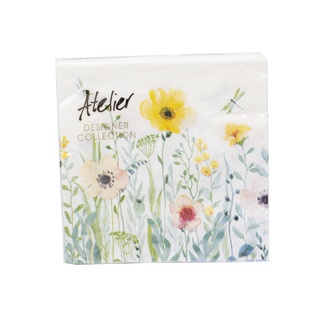 Serviette Blumenfeld