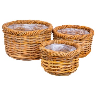 Rattan Übertopf Mebel