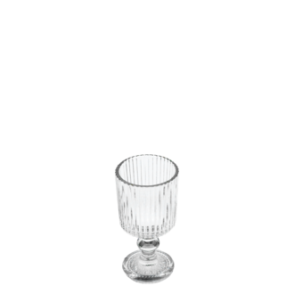 Glas Teelichthalter Goblet S