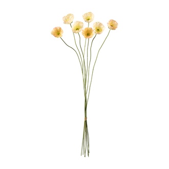 Kunststoff Mohn Bundle/x7