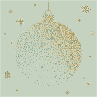 Weihnachtsserviette Kugel
