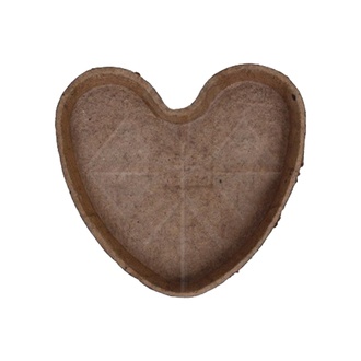 Altpapier Pflanzherz Brown