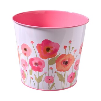 Metall Übertopf Blumen