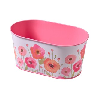 Metall Jardiniere Blumen