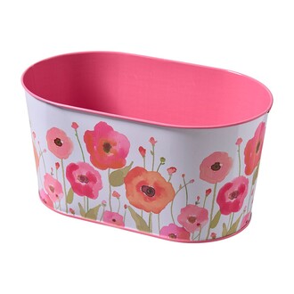 Metall Jardieniere Blumen