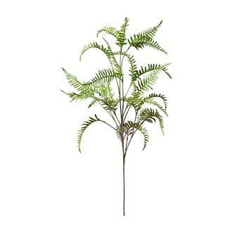 Plastic Fern Branch Ribbed Fern