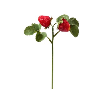 Kunststoff Erdbeerzweig Strawberry